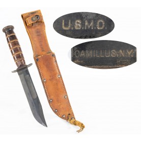 Very Fine WWII Blade Marked Camillus USMC Fighting Utility Knife