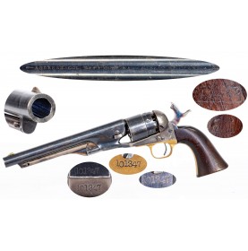 Indian War Era US Arsenal Refurbished "C&R" Colt Model 1860 Army Revolver