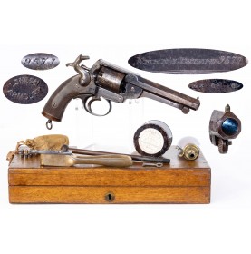 Fine Cased Kerr Revolver in the Confederate Pratt List Serial Number Range