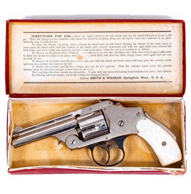 Smith & Wesson 2nd Model New Departure "Safety Hammerless" .38 S&W Revolver in Factory Box
