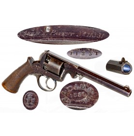 Fine Belgian-made Adams 1851 Patent Revolver by Pirlot Freres