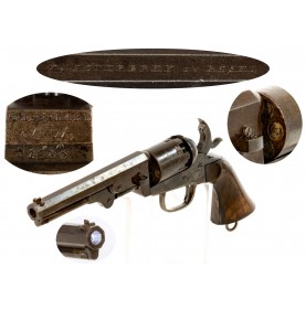 Extremely Rare Swiss-Made Colt Model 1849 Pocket Revolver by Valentin Sauerbrey