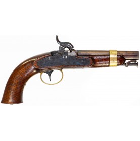 Very Nice Ames Model 1842 Box Lock Naval Pistol