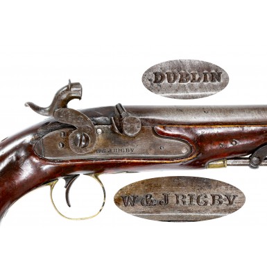 2nd Dragoon Guards Marked Percussion Coat Pistol by Rigby of Dublin