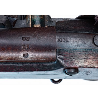 Rare State of Delaware Marked US Model 1822/28 National Armory Brown Musket by Nathan Starr in Original Flint