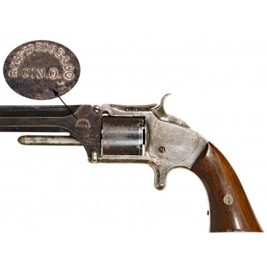 Kittredge & Co Marked Half-Plate Smith & Wesson No 2 Army Revolver