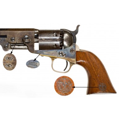 Extremely Rare & Fine Colt Navy Revolver With Enfield Cartouche