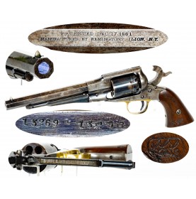 Fine Martially Marked Remington Old Model 1861 Navy Revolver