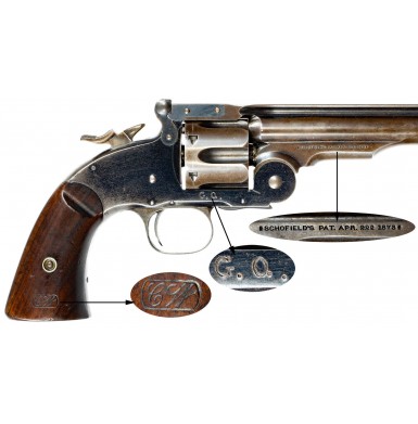 Fine Early Production 2nd Model Smith & Wesson Schofield Revolver