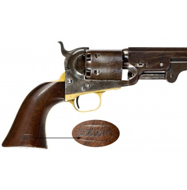 Martially Marked Colt Model 1851 "Navy-Army" Rare