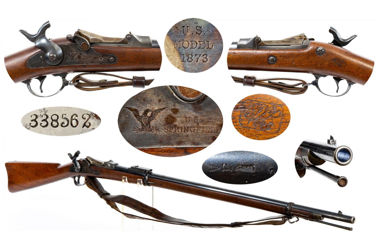 langs Correspondentie zonsondergang Fine US Model 1884 Trapdoor Rifle - First Year of Production