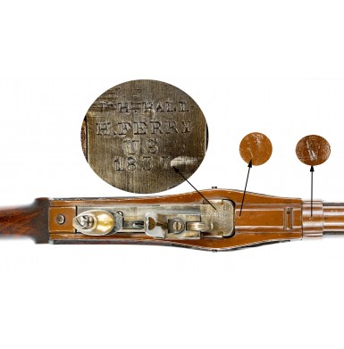 Fine US M1819 Hall Rifle Dated 1837