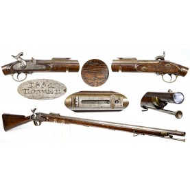 Confederate CH1 Marked British Pattern 1851 Minié Rifle