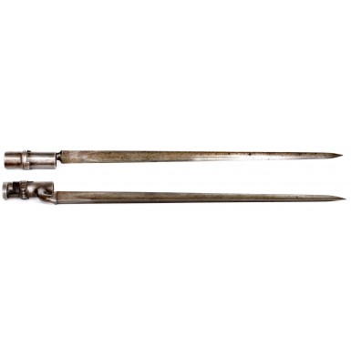 Rare Variant British Pattern 1851 Minié Rifle Socket Bayonet by Salter