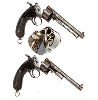 Rare Devisme Model 1858/59 Cartridge Belt Revolver