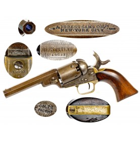 Extremely Rare 4-inch Colt M1849 "Wells Fargo" Pocket Revolver - ex-Locke Collection