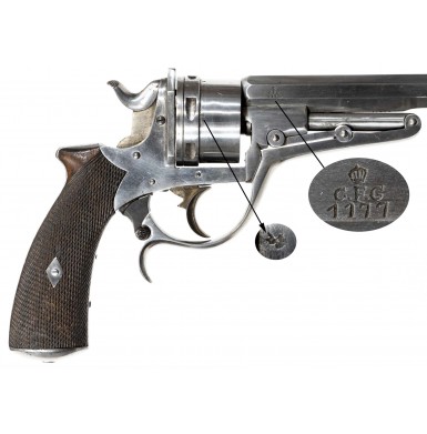 Cased French Model 1868 Galand 12mm Revolver