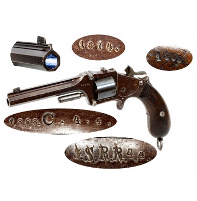Extremely Rare Saxon Model 1873 Military Revolver