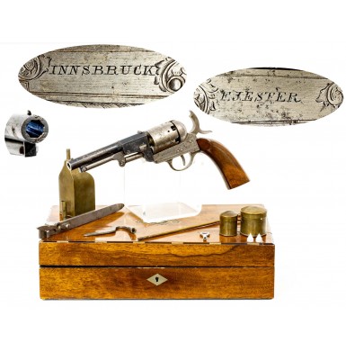 Austrian Brevete Model 1849 Colt Revolver - Extremely Rare Published Cased Example 