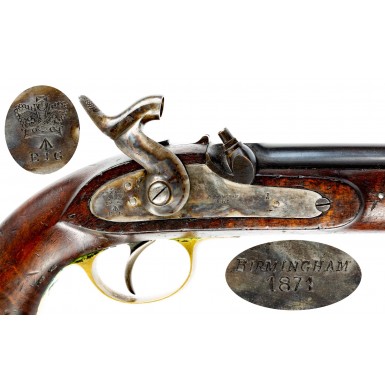 Near Excellent British Pattern 1858 East Indian Government Service Pistol