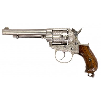 Fine Factory Engraved Spanish Made Colt Model 1877 Revolver by Orbea Hermanos