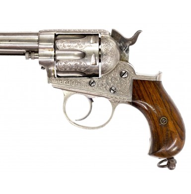 Fine Factory Engraved Spanish Made Colt Model 1877 Revolver by Orbea Hermanos