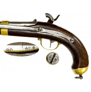 French Model 1837 Naval & Marine Pistol