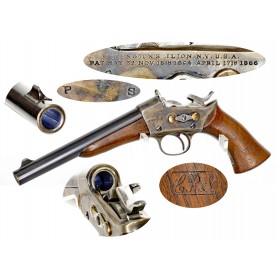 Outstanding US Model 1871 Remington Rolling Block Army Pistol