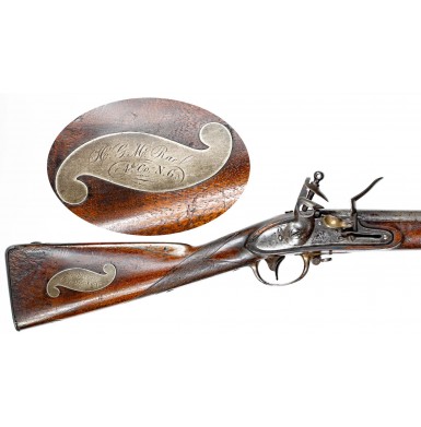 US Model 1816 Springfield Flintlock Musket with Militia Plaque