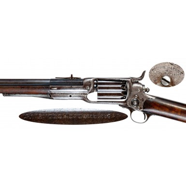 Rare 56 Caliber Colt Military Style Model 1855 Revolving Rifle