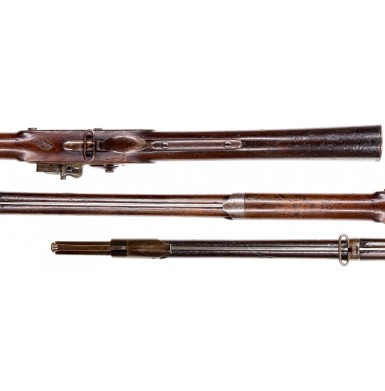 US Model 1822 Musket by Harpers Ferry with Springfield USP Marked Pattern Lock - Unique "Flint-Cussion" Alteration