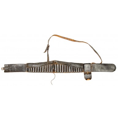 Early 19th Century American Militia Cartridge Belt - Possibly for use with the Hall Rifle