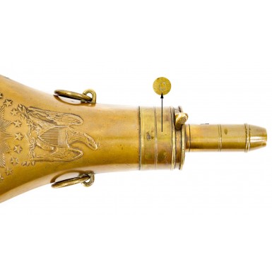 Fine 1850 Dated Batty Peace Flask
