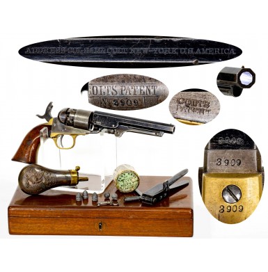 Attractive Cased Colt 1862 Pocket Model of Navy Caliber