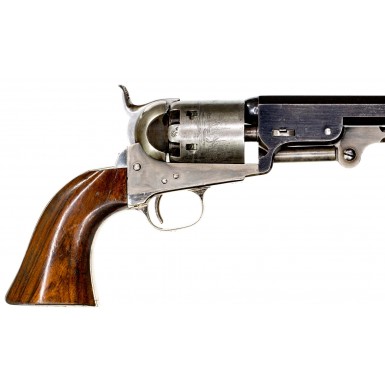 Extremely Fine Belgian Brevet 2nd Model Style Colt Navy Revolver Made With Many Original Colt Parts
