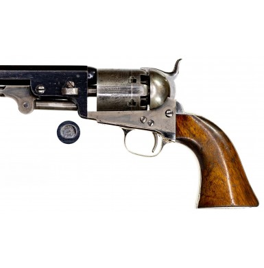 Extremely Fine Belgian Brevet 2nd Model Style Colt Navy Revolver Made With Many Original Colt Parts