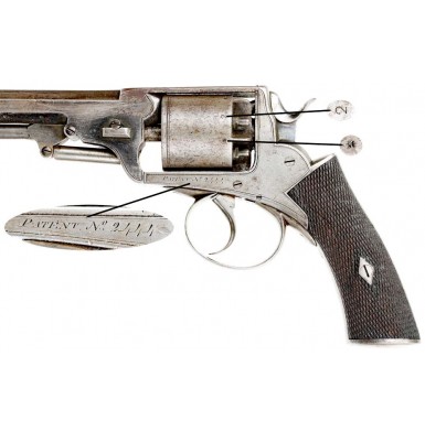 Wonderful Published Example of a Confederate Imported Webley Wedge Frame Revolver from The English Connection