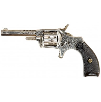 Excellent Factory Engraved Hopkins & Allen Blue Jacket Revolver