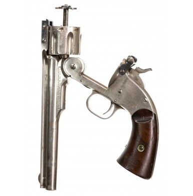 Rare 2nd Model Schofield Revolver with Original Factory Nickel Finish