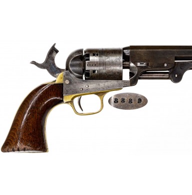 Scarce Metropolitan Arms Company "1851 Navy" Percussion Revolver 