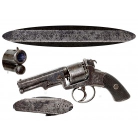 Extremely Rare D Kernaghan New Orleans Retailer Marked Bentley Revolver