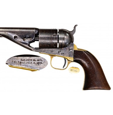 Scarce Colt Model 1861 Navy-Navy Cartridge Conversion Revolver
