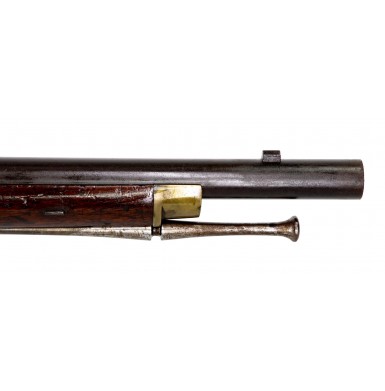 Extremely Rare Adams' Patent British Military Musket with Shrapnel Patent Rear Sight
