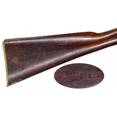 Incredibly Rare and Newly Discovered Barnett "Georgia G" Marked & Confederate Inventory Numbered Pattern 1853 Enfield Rifle Musket