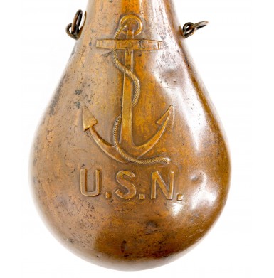 Stimpson Contract "Fouled Anchor" US Navy Powder Flask