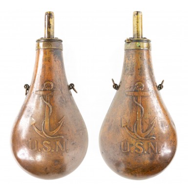 Stimpson Contract "Fouled Anchor" US Navy Powder Flask