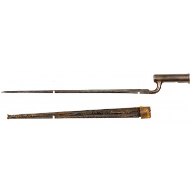 British Pattern 1756 Light Dragoon Carbine Socket Bayonet & Scabbard