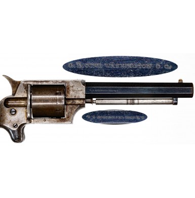 Very Fine DD Cone Marked William Uhlinger .32RF Pocket Revolver