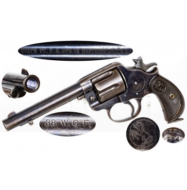 Rare 5 1/2" Blued Colt Model 1878 Revolver in .38-40 - Only 552 Produced in this Variation