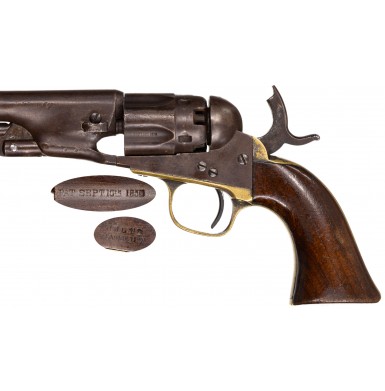 Colt Model 1862 Pocket Police Revolver Inscribed to Capt Chas Walker